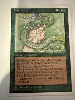 MTG Venom Alternate 4th Edition Regular Common - Image 1