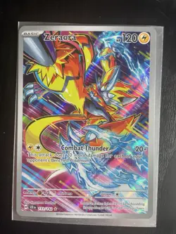 2024 Pokemon Zeraora Scr En- Stellar Crown Illustration Rare #151 - Image 1