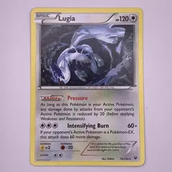 Lugia 78/124 Rare Fates Collide Pokemon TCG Lightly Played LP - Image 1