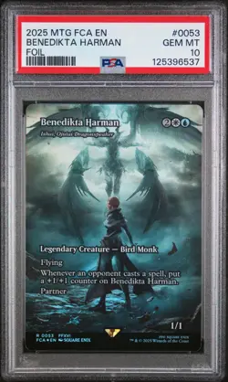 Benedikta Harman - (Showcase) Foil Final Fantasy MTG PSA 10 - Image 1