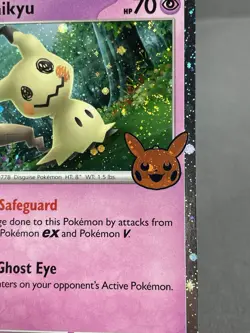 Mimikyu 037/091 Cosmo Holo Pokemon TCG Trick or Trade - 2 Swirls - Fart Orbs - Image 2