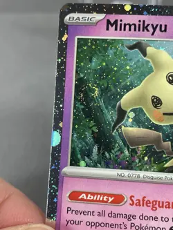 Mimikyu 037/091 Cosmo Holo Pokemon TCG Trick or Trade - 2 Swirls - Fart Orbs - Image 3