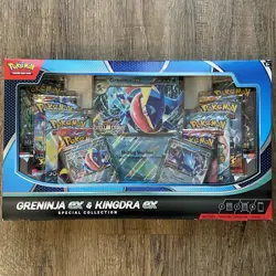 Pokemon Greninja EX and Kingdra EX Special Collection Box – Sealed - Image 1