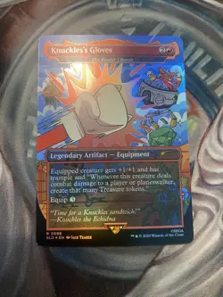 MTG Knuckles's Gloves - The Reaver Cleaver (Rainbow Foil) NM Secret Lair Dr - Image 2