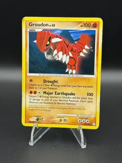 Groudon 29/146 Rare Legends Awakened Pokemon Damaged - Image 1