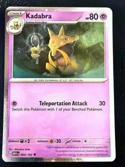 Kadabra 064/165 Cosmos Holo Promo - NM - Pokemon TCG - Image 1