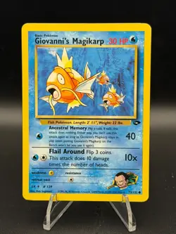 Giovanni's Magikarp 73/132 Gym Challenge Regular - LP - Pokemon TCG - SKUA086 - Image 1