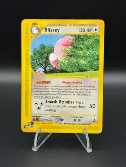 Blissey 6 Rare Aquapolis Pokemon Heavily Played - Image 1