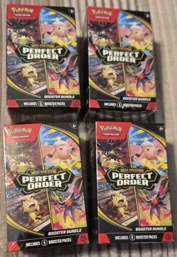 Pokemon TCG Perfect Order Booster Bundle - LOT OF 4 - Brand New/Sealed - Image 1