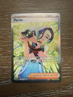 Pokemon Perrin 220/167 Sv06 Twilight Masquerade SIR Full Art Holo Trainer - Image 1