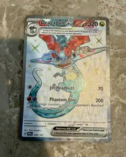Pokemon Dragapult ex 200/167 SV06 Twilight Masquerade Ultra Rare 320 HP EX Holo - Image 1
