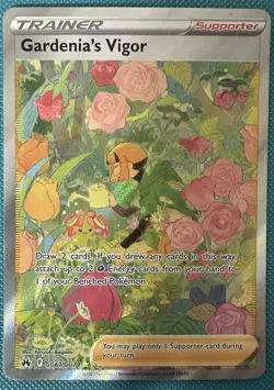 Pokemon Gardenia's Vigor GG61/GG70 Crown Zenith GG Ultra Rare Holo Eng - Image 1