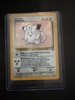 POKEMON CLEFAIRY 1999 2ND SET HOLO 6/30 - Image 1