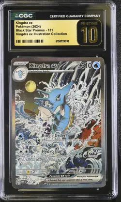 Pokemon Kingdra ex 131 Ultra Rare Black Star Promo - CGC 10 PRISTINE - Image 1