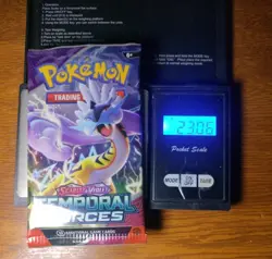 Heavy 23.06g Pokemon Tcg temporal forces Booster Pack Factory Sealed New - Image 1
