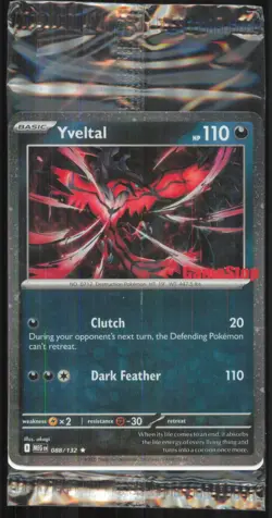 Yveltal (Game Stop) 088/132 Pokemon Holo NM Sealed - Image 1