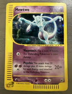🌀 SWIRL 🌀 Mewtwo Expedition Holo 20/165 Pokemon TCG Altered - Image 1