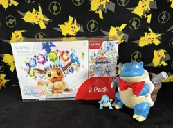 Pokemon Prismatic Evolutions *FACTORY SEALED* Elite Trainer Box 2 Pack Costco - Image 1