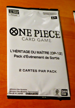 ONE PIECE CARD FRANCAIS PACK D'EVENEMENT OP12 X1 FR BOOSTER SEALED MINT - Image 1