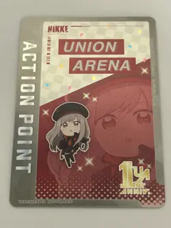 Union Arena Goddess Of Victory: Nikke Action Point Rapi UEPR/NIK-AP02 Foil Card - Image 1