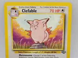 Clefable 17/64 Jungle Non-Holo Rare Pokemon Card - Image 2