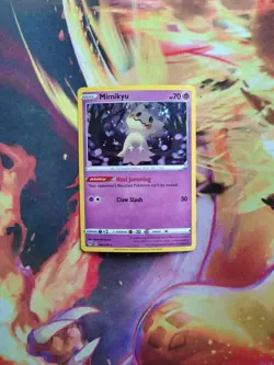 Mimikyu 081/189 Cosmos Holo Rare Pokemon Card 2020 Darkness Ablaze Mint NM - Image 1