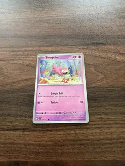 Slowpoke 057/142 Stellar Crown Regular Finish Pokemon Card NM - Image 2