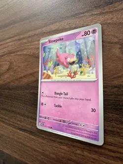 Slowpoke 057/142 Stellar Crown Regular Finish Pokemon Card NM - Image 4