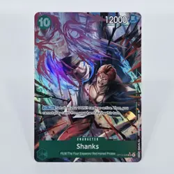 Shanks OP13-028 Alt Art – Carrying On His Will – One Piece Card Game - Image 1