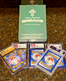 💎 World Record Breaks- All 5 Graded Slabs Pokemon Cards, PSA 10, CGC 1 of 1 💎 - Image 1