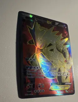Tyranitar EX 91/98 Ancient Origins Ultra Rare Pokemon Card Holo NM- - Image 2