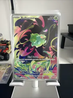 Pokemon TCG Bulbasaur Illustration Rare Mega Evolution Card 133/132 NM Condition - Image 1