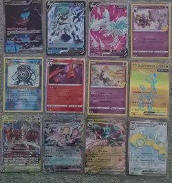 Pokemon Cards Charizard, Poliwhirl, Iron Leaves, Tag Team, English, Japanese Lot - Image 1