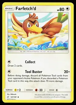 Farfetch'd 127/181 Uncommon Team Up Pokemon Card - Image 1