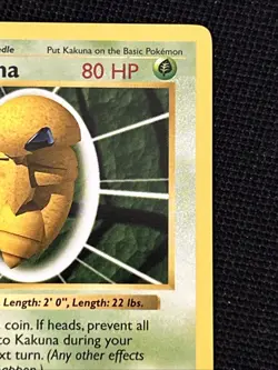 Pokemon Kakuna 33/102 (1st Edition) Shadowless *Near Mint* Card Never Played - Image 4
