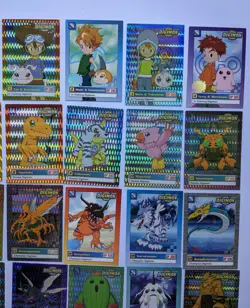 Digimon Upper Deck Series 1 Set 34/34 w/ some HOLOs, 1 Chase & many extra Cards - Image 4