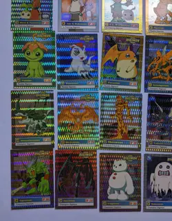 Digimon Upper Deck Series 1 Set 34/34 w/ some HOLOs, 1 Chase & many extra Cards - Image 5