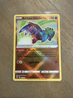 Radiant Hawlucha 081/189 SW&SH Astral Radiance Holo Rare Pokemon Card - Image 1