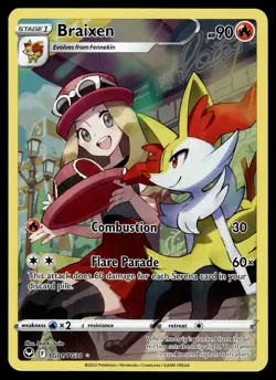 Braixen TG01/TG30 SWSH12: Silver Tempest Trainer Gallery Pokemon - Image 1