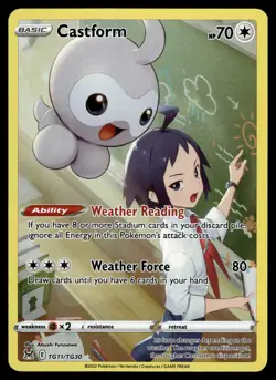 Castform TG11/TG30 SWSH11: Lost Origin Trainer Gallery Pokemon - Image 1