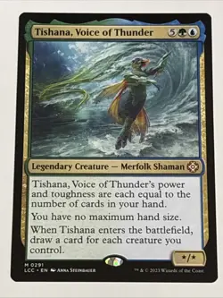 MTG Commander: The Lost Caverns of Ixalan Tishana, Voice of Thunder 0291 NM Myth - Image 1