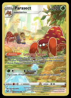 Parasect TG01/TG30 SWSH11: Lost Origin Trainer Gallery Pokemon - Image 1
