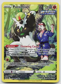 Passimian TG08/TG30 Silver Tempest Trainer Gallery Pokemon NM - Image 1