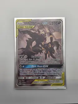 Umbreon & Darkrai GX SM241 Pokemon Black Star Promo Alternate Full Art Holo - Image 2