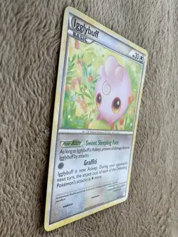 2010 Pokemon TCG HeartGold SoulSilver Igglybuff Regular Non-Holo 44/123 LP/NM - Image 4