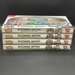 Lot of (4) Pokemon TCG 151 Blooming Waters Premium Collection Boxes SEALED - Image 3