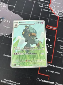 Pokemon TCG ‘Golurk 123/086’ IR Black Bolt - English - Image 1