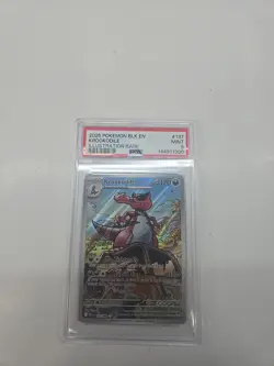 2025 Pokemon Krookodile Illustration Rare PSA 9 #137 - Image 3