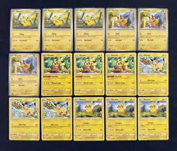 Pokemon TCG Pikachu Lot - 15 Cards - Image 1