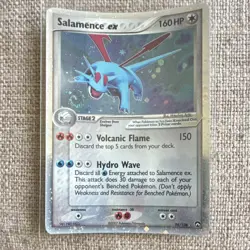 Pokemon TCG Salamence ex 96/108 EX Power Keepers Holo Rare 160 HP 2007 - Image 1